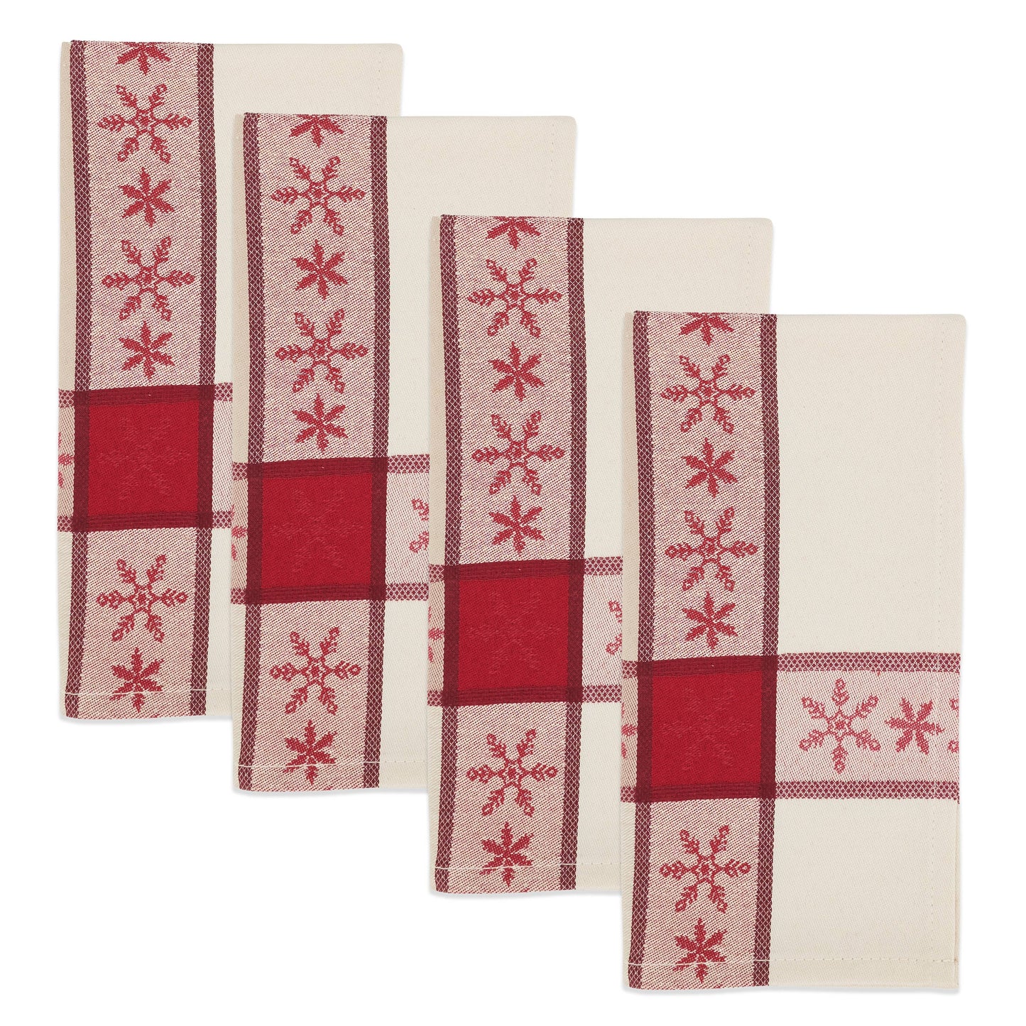 Classic Charm Jacquard Napkins - Set of 4