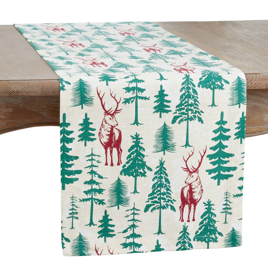Deer and Trees Runner