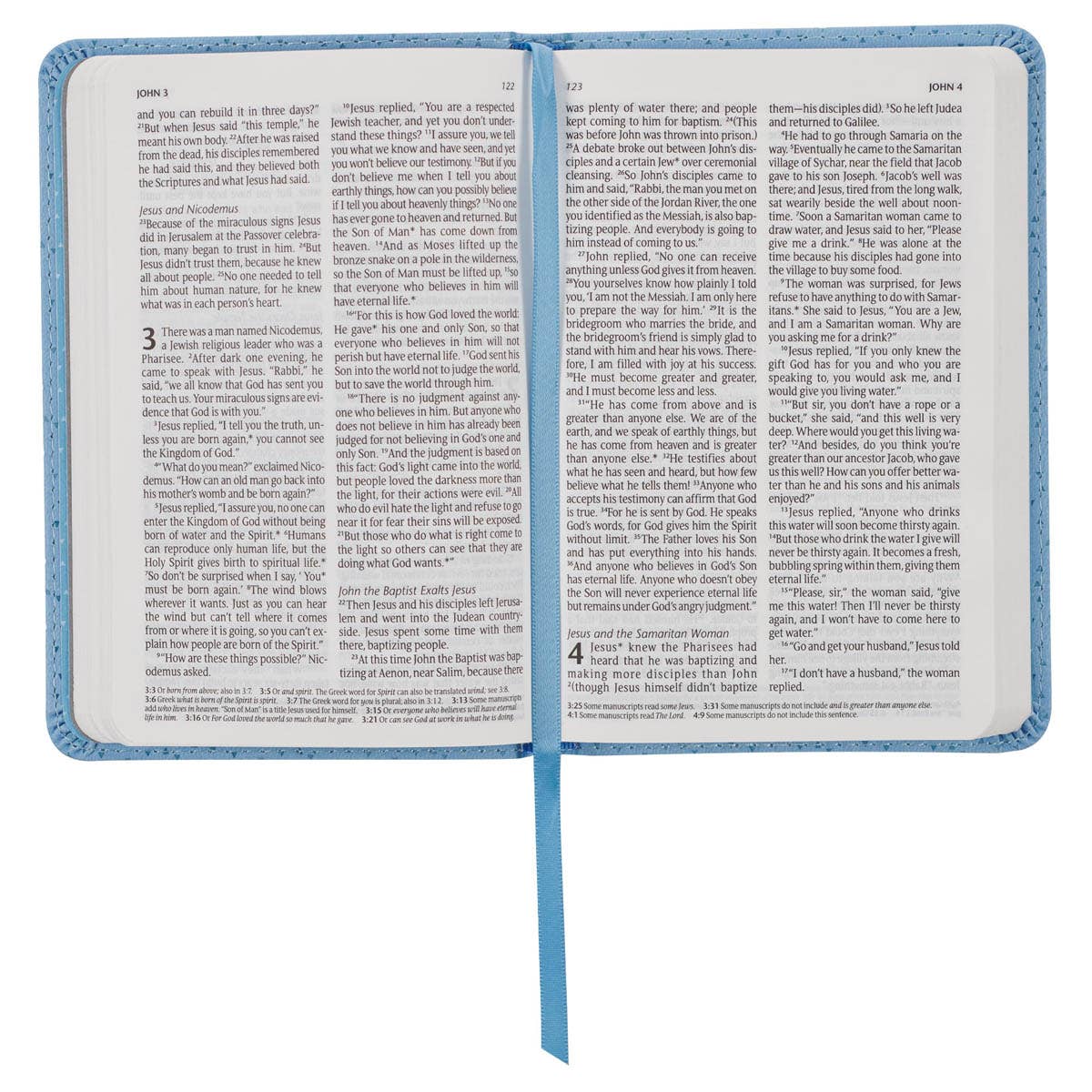 Baby Boy New Testament Bible in Faux Leather