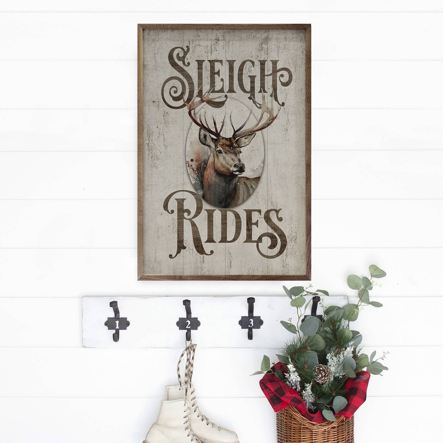 Classic Sleigh Rides Sign - 10"x16"