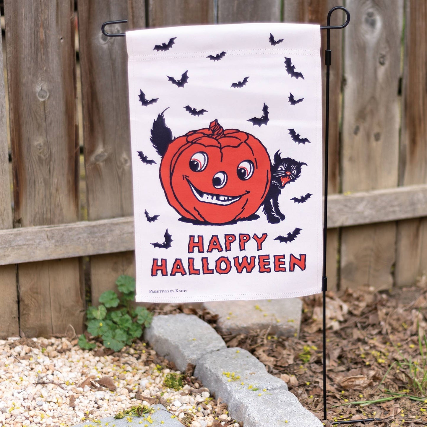 Happy Halloween Garden Flag - 12"x18"