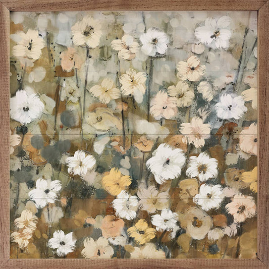 Abstracted Florals 3 Neutral By Nina Blue