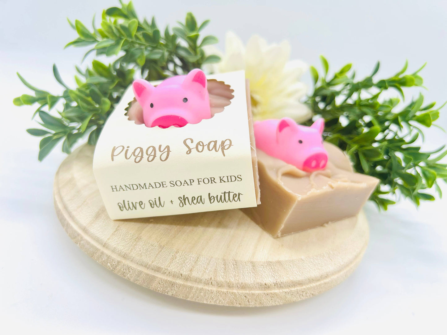 Piggy Handmade Soap Bar for Kids - 4.8oz