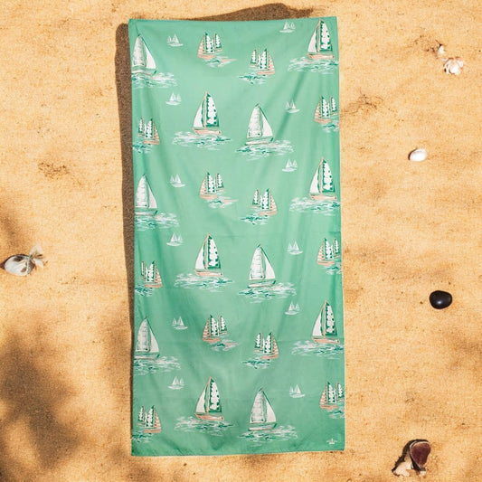 Sail Away Beach Towel - 34"x70"