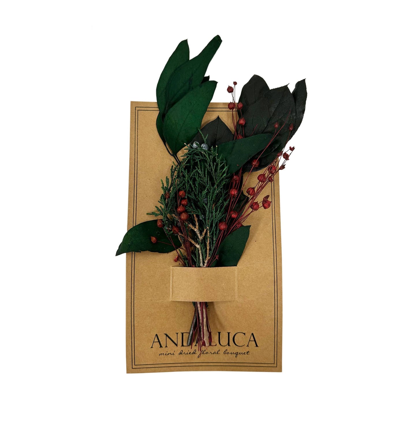 Winter Juniper Mini Bouquet - 8"