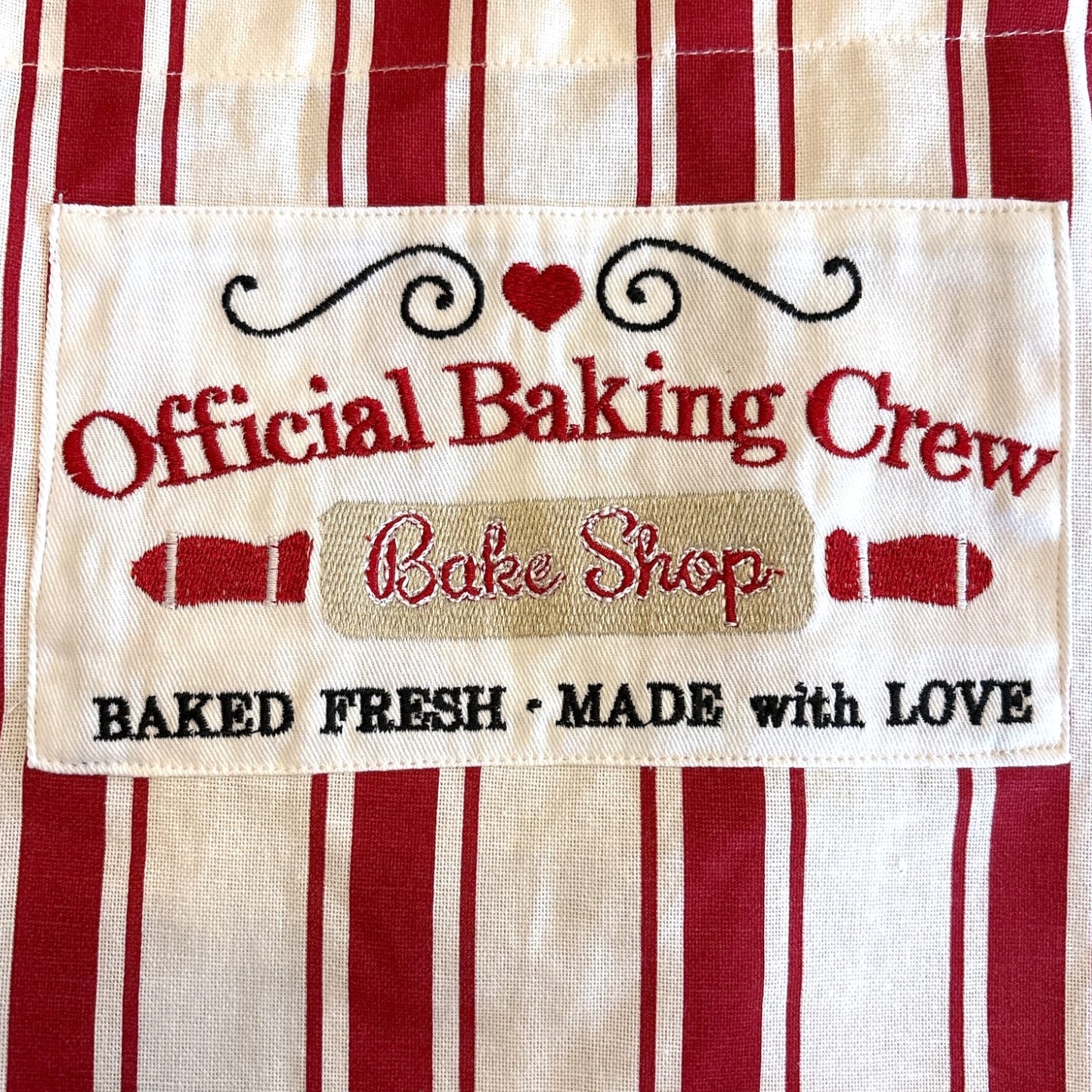 Woven Christmas Baking Aprons