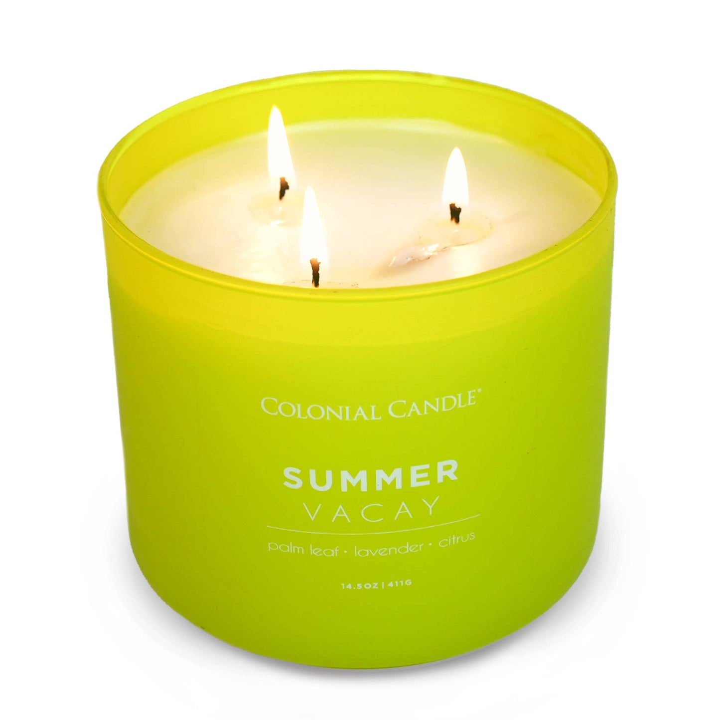 Summer Vacay 3-Wick Scented Candle, Soy Blend Wax, 14.5oz