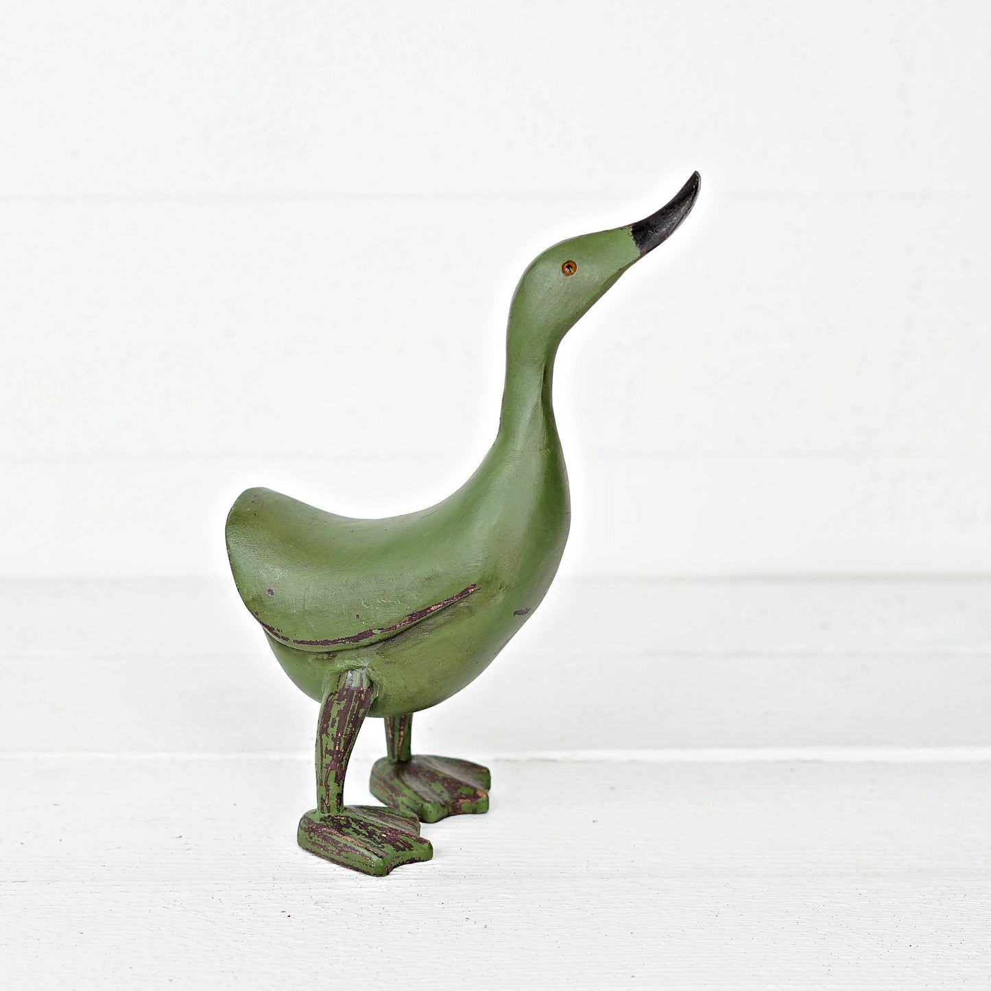 Green Wooden Duck - 12ck