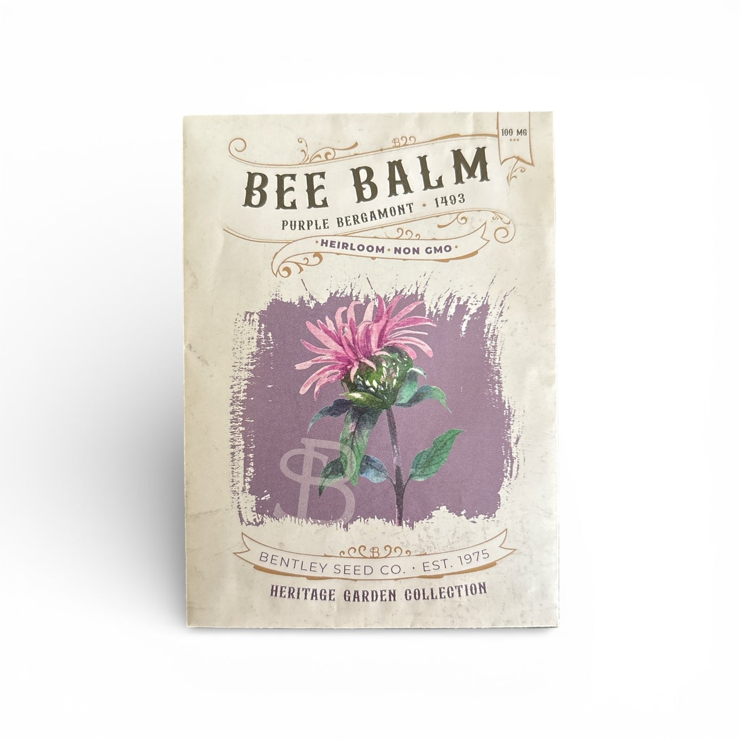 Bee Balm Seed Packet - Purple Bergamont