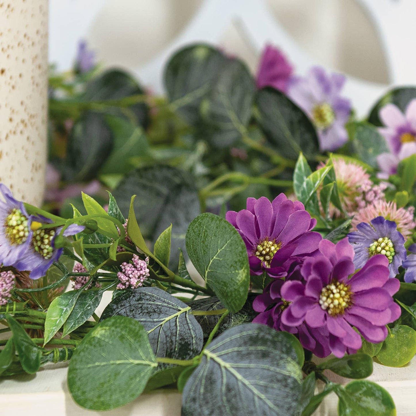 Petals & Greens Garland - 4ft