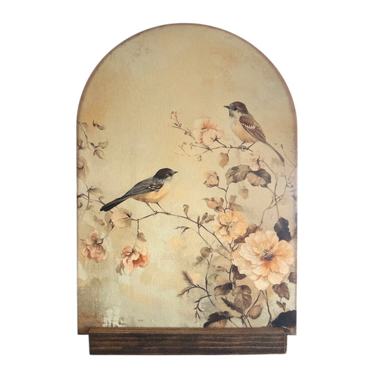 Vintage Bird Arch with Stand - 10"x7"