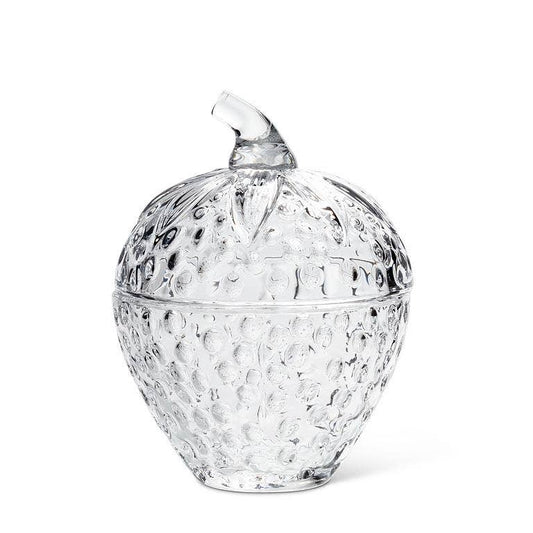 Strawberry Jam Jar with Lid-  4"