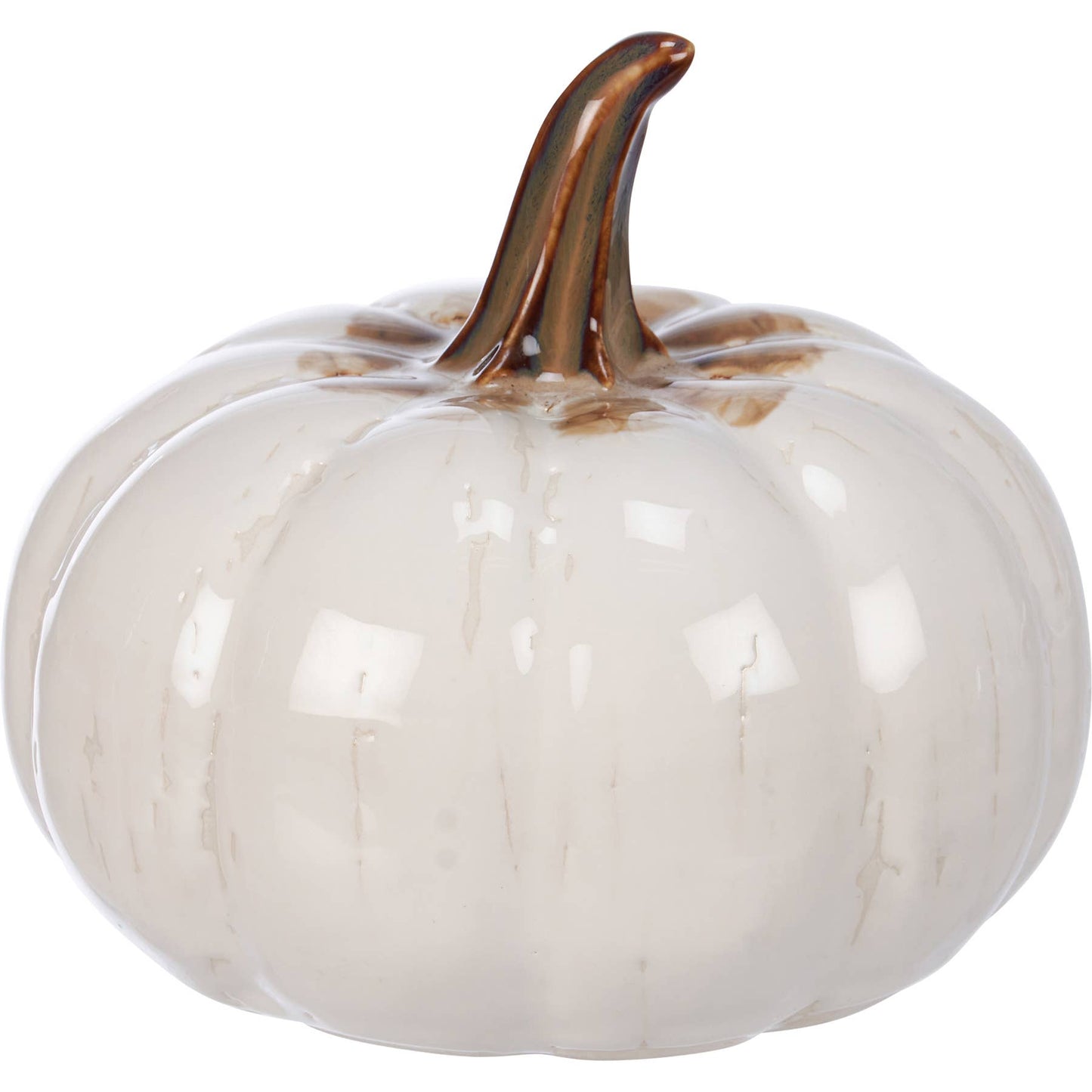 Short Glazed Pumpkin - 6"