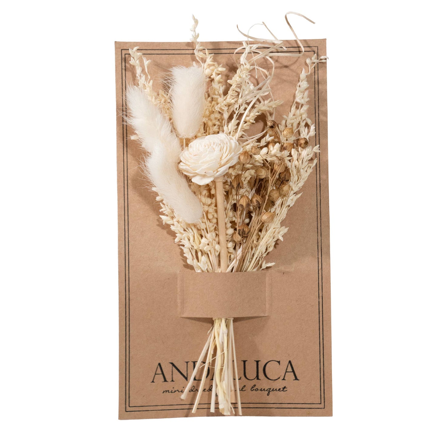 Ivory Wildflower Mini Bouquet - 8"