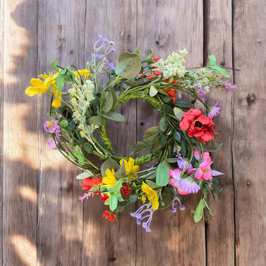 Sun Dazzled Blooms Candle Ring - 3.5"