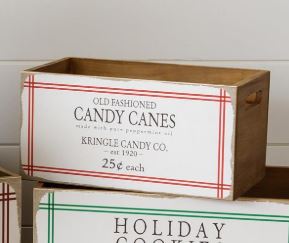 Wooden Holiday Crates
