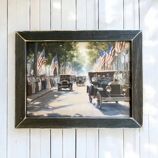 American Homecoming Parade Artwork - 12”x16”