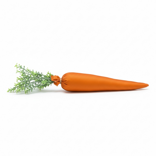 Large Stuffed Carrot with Boxwood Stem - 24"