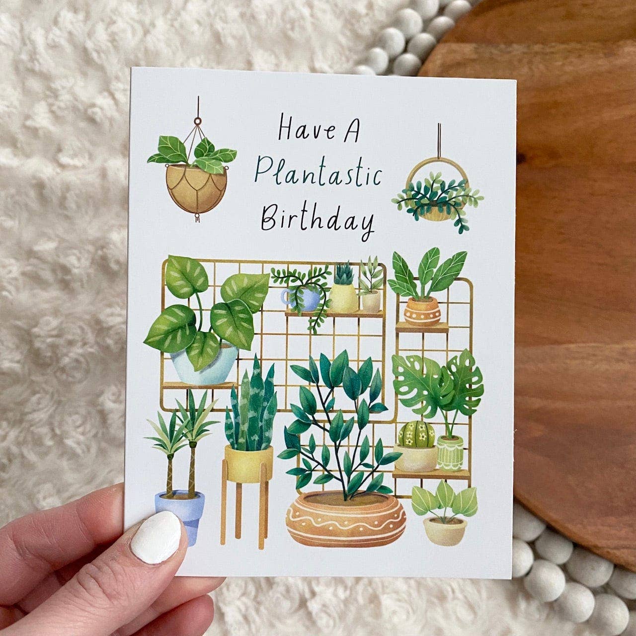 "Have A Plantastic Birthday" Greeting Card