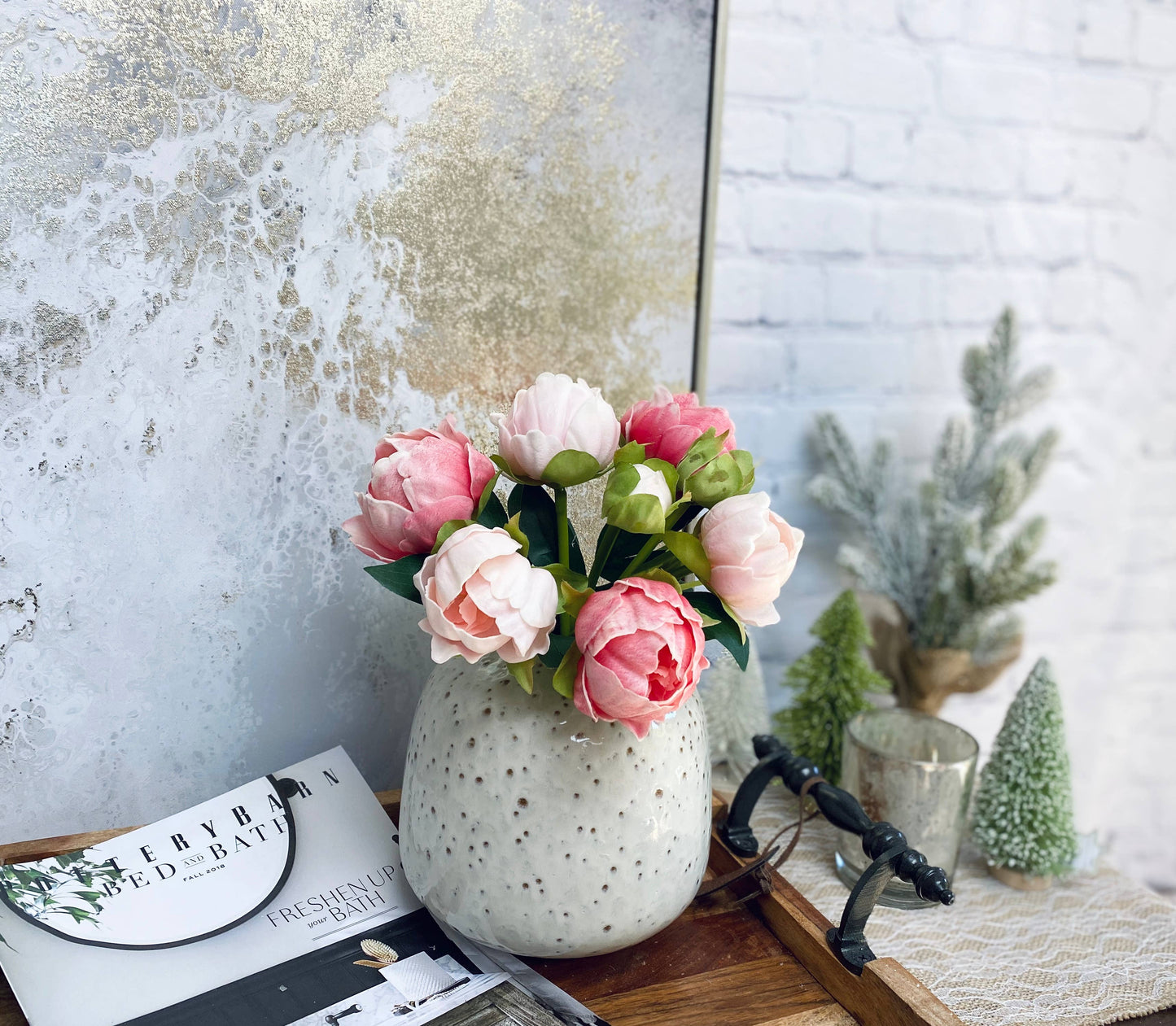 Real Touch Peony Bundle - 10.5"