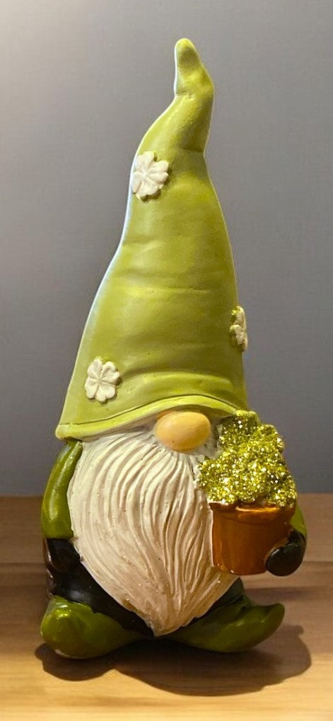 St. Patrick's Day Ceramic Gnome - 3 Styles - 5"