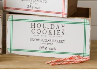 Wooden Holiday Crates