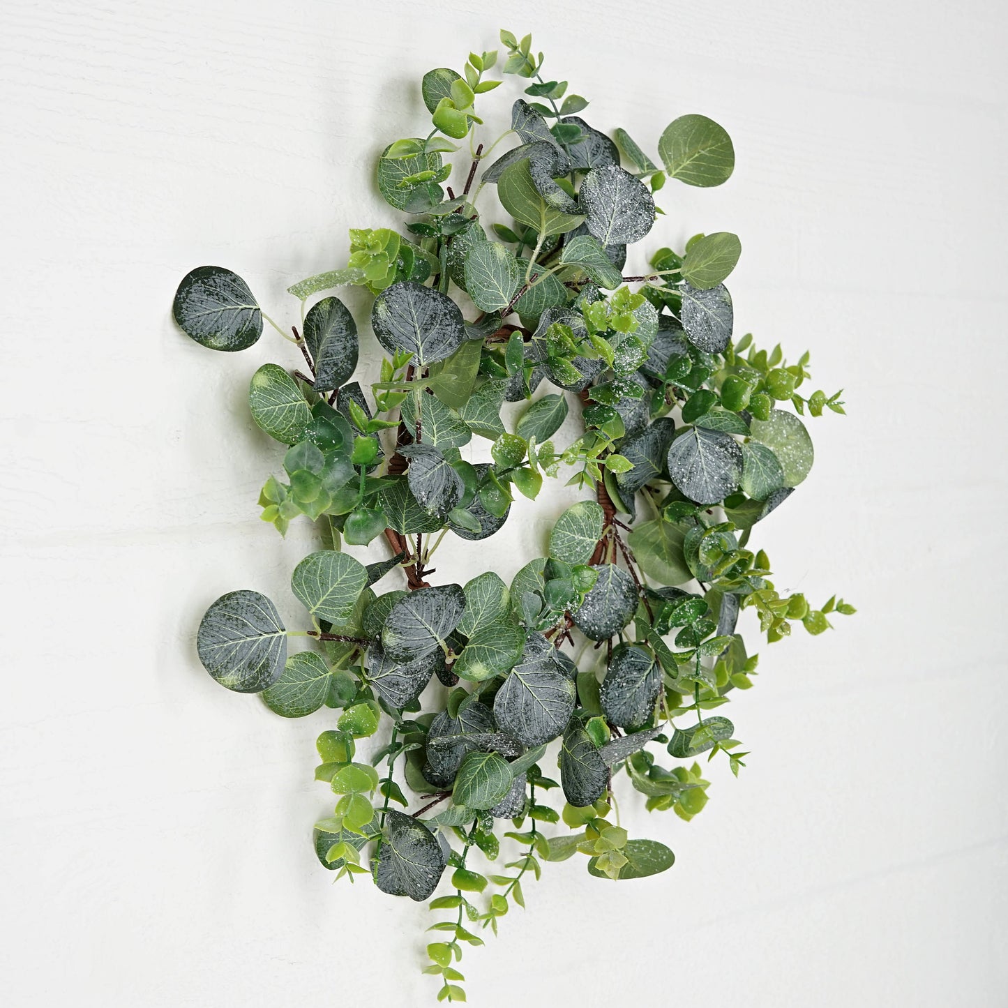 Sparkled Eucalyptus Wreath - 18"