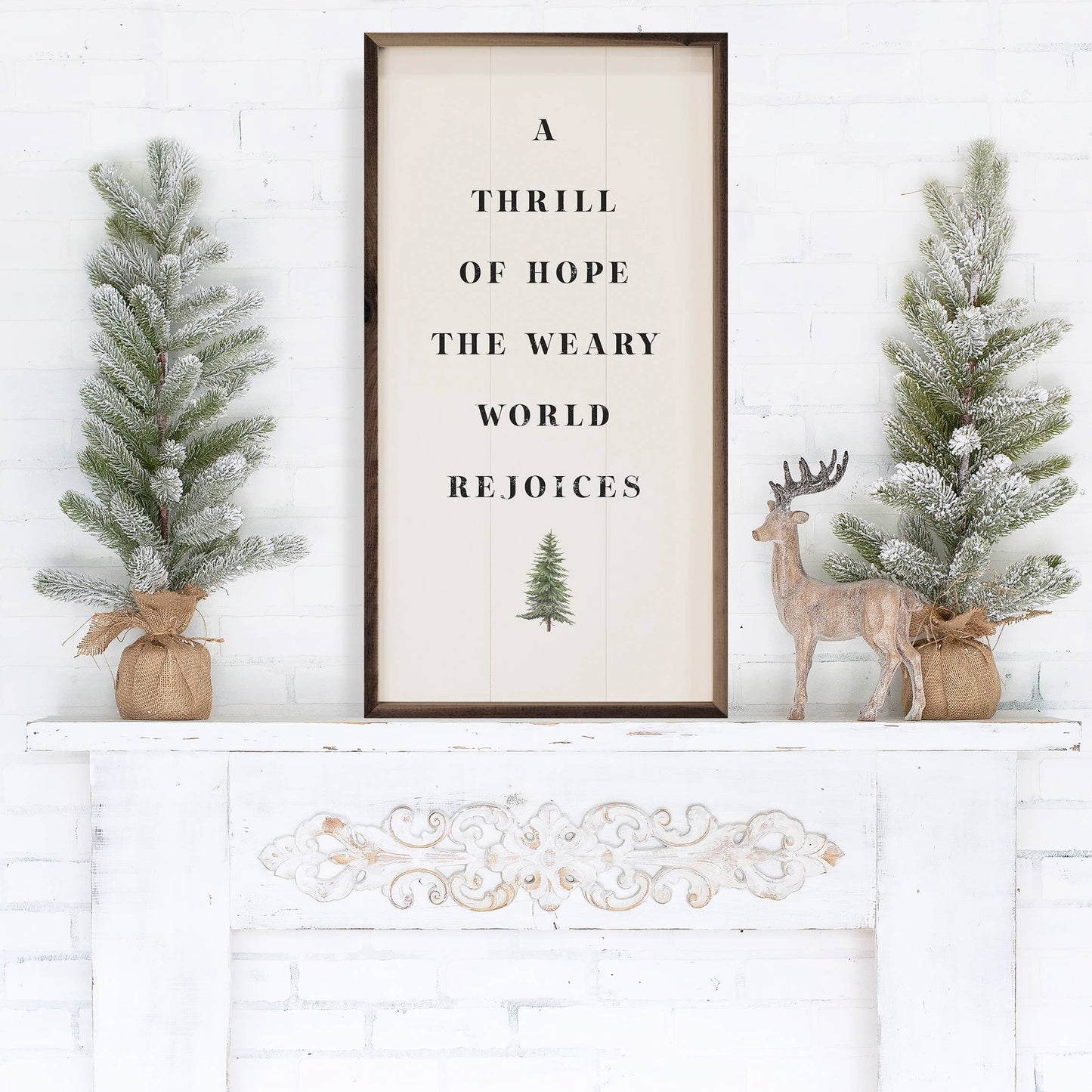 A Thrill Of Hope Artwork - 8"x16"