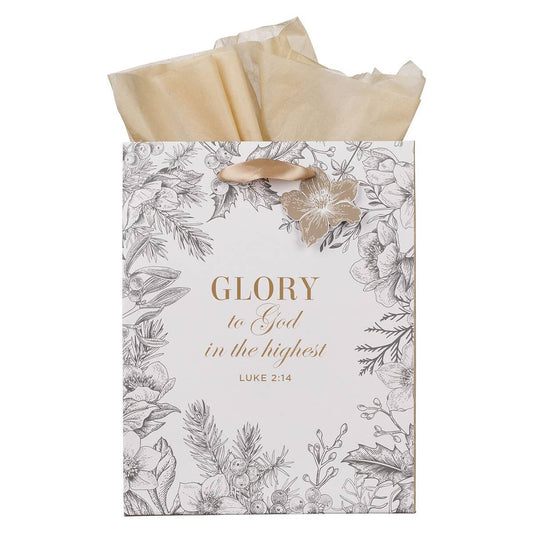 Gift Bag - Glory to God - 9.7"x7.7"