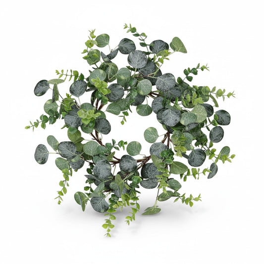 Sparkled Eucalyptus Wreath - 18"