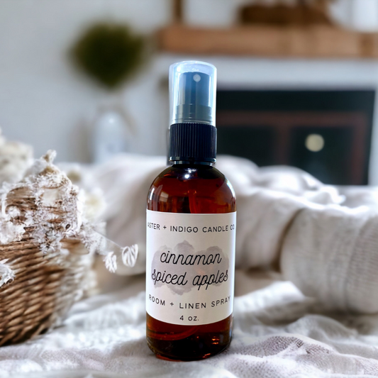 Cinnamon Spiced Apples Room + Linen Spray - 4oz