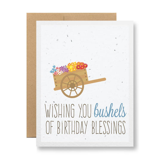 Bushels of Blessings Plantable Greeting Card