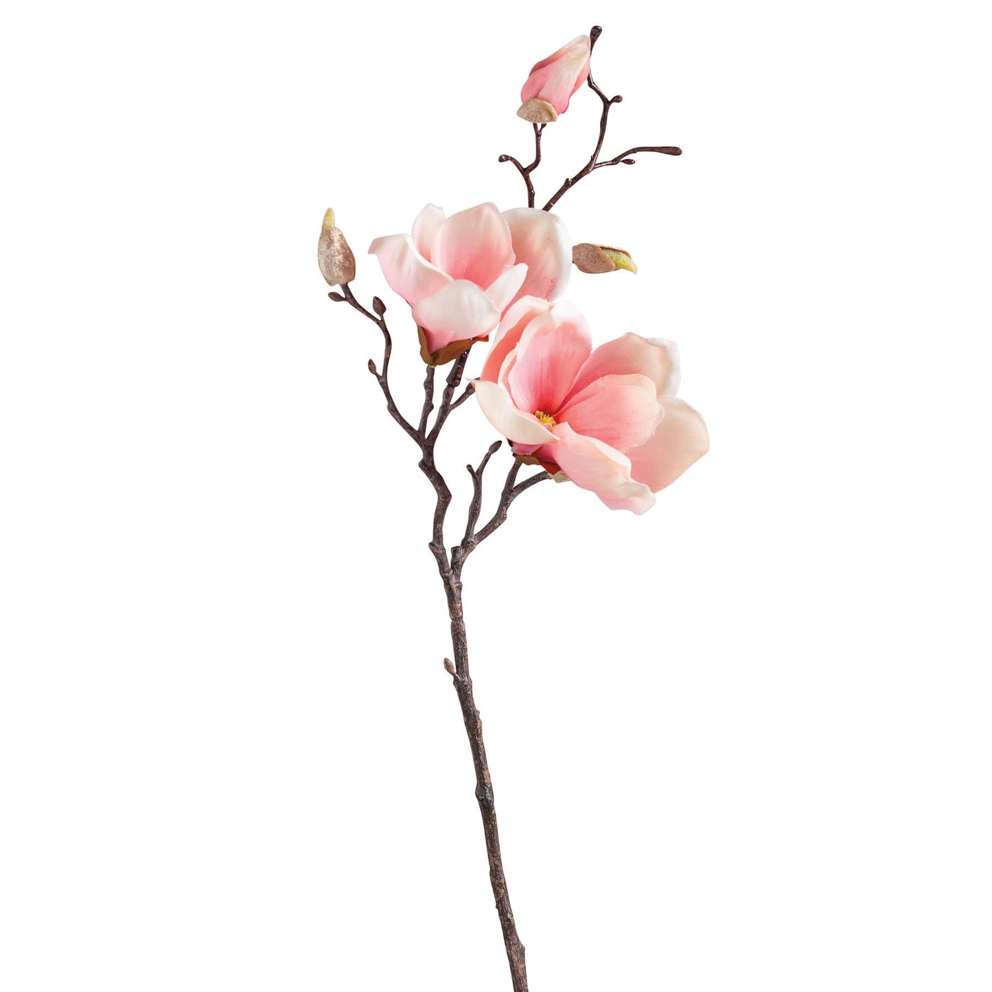 Small Pink Magnolia Floral Pick - 19"