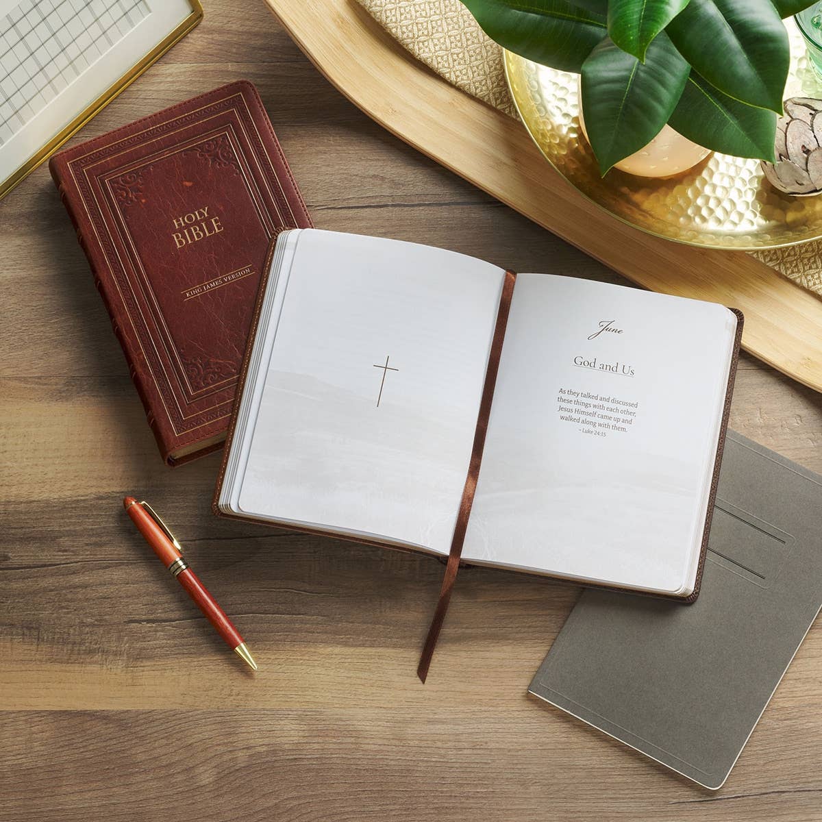 Devotional Amazing Grace Faux Leather