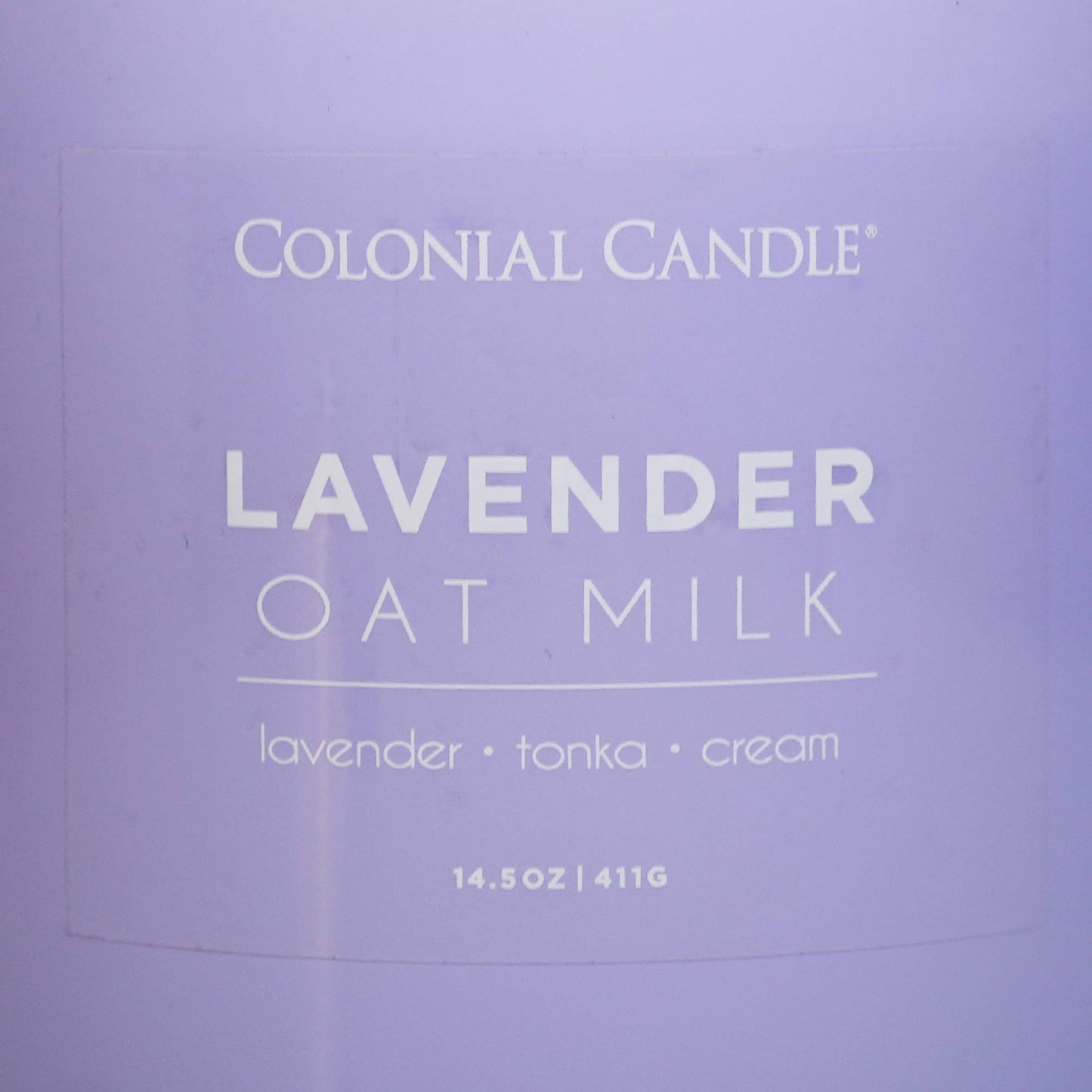Lavender Oat Milk Scented Jar Candle, Soy Blend Wax, 14.5oz