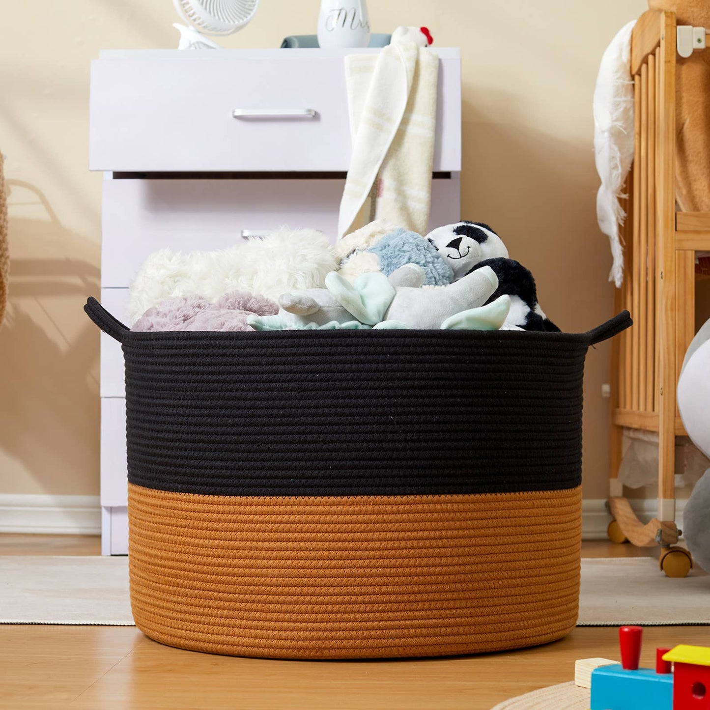 XLarge Handmade Cotton Rope Storage Basket/Hamper