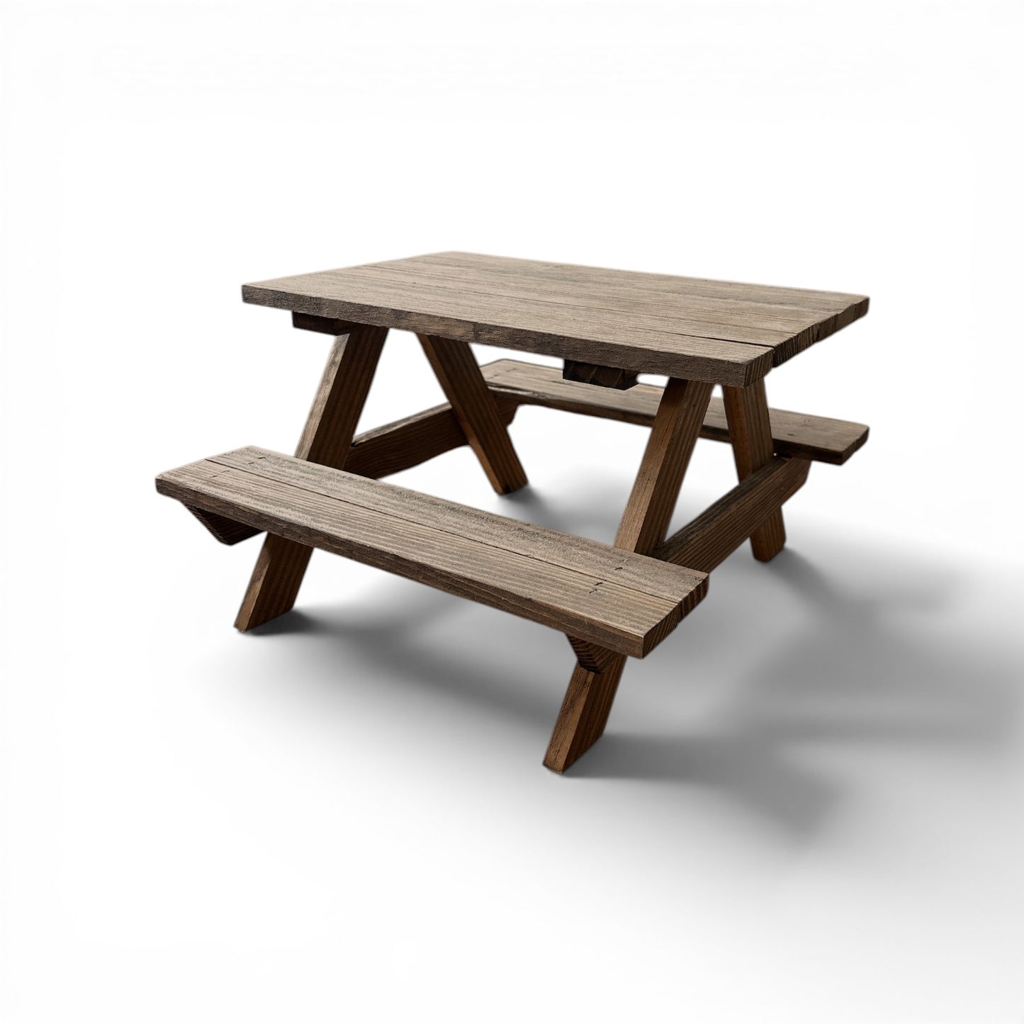 Lath Small Picnic Table - 15"x9"x14"