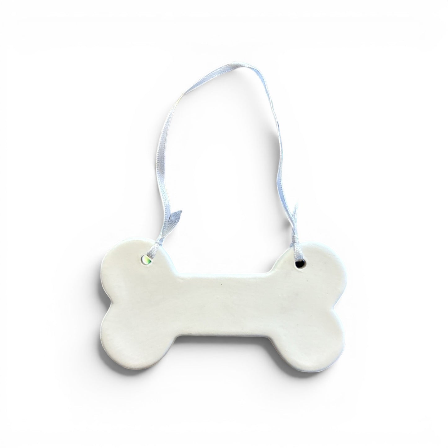 Dog Bone Stoneware Ornament - 4.25"