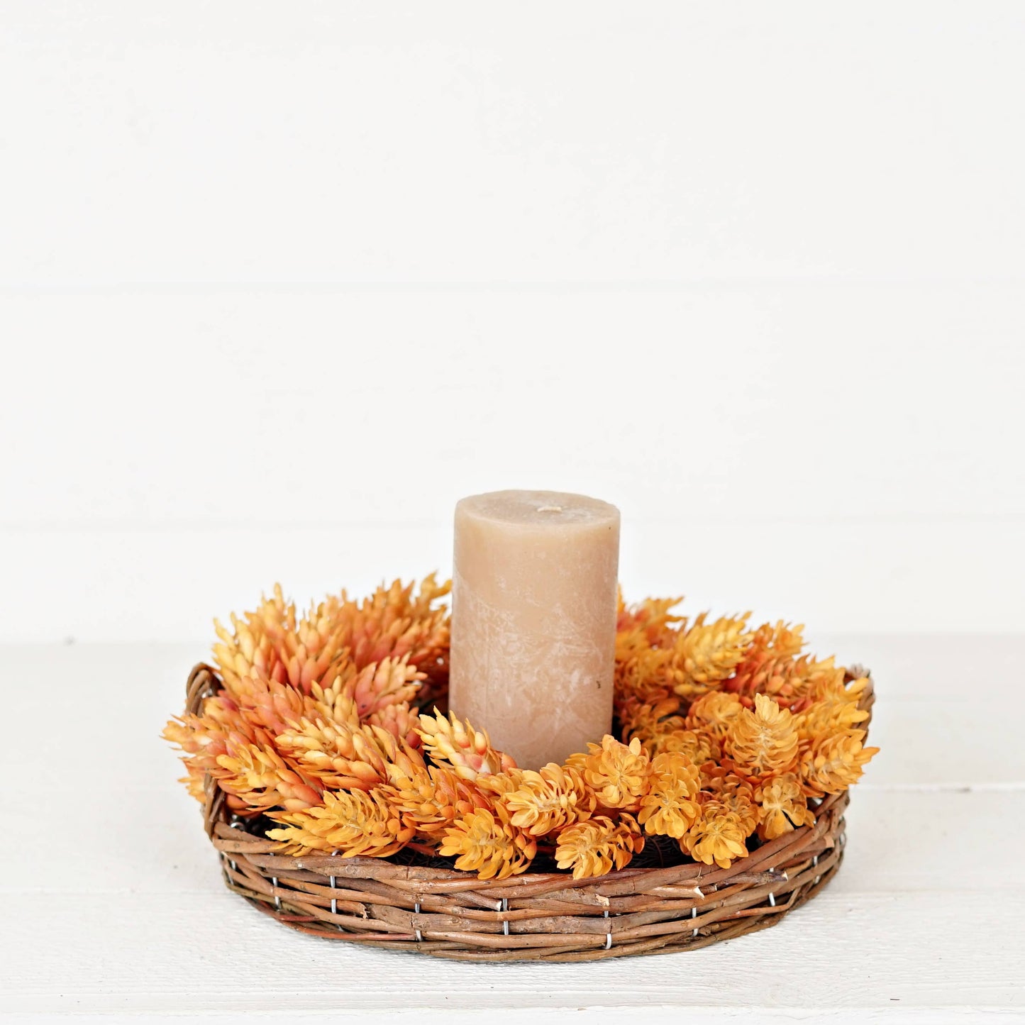 Flat Willow Basket - 12"
