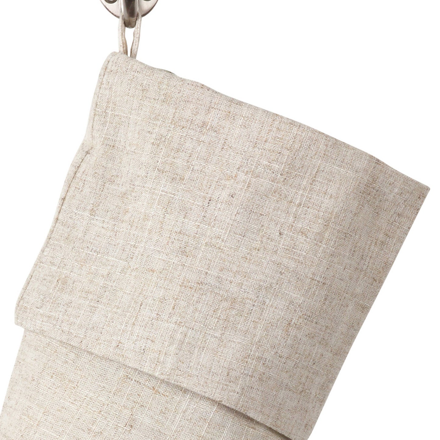 Natural Linen Stocking - 7"x15"