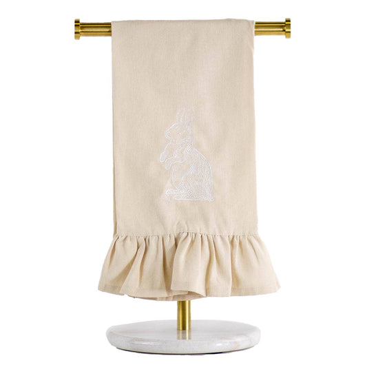 Alyse Bunny Ruffle Hand Towel - 20"x28"