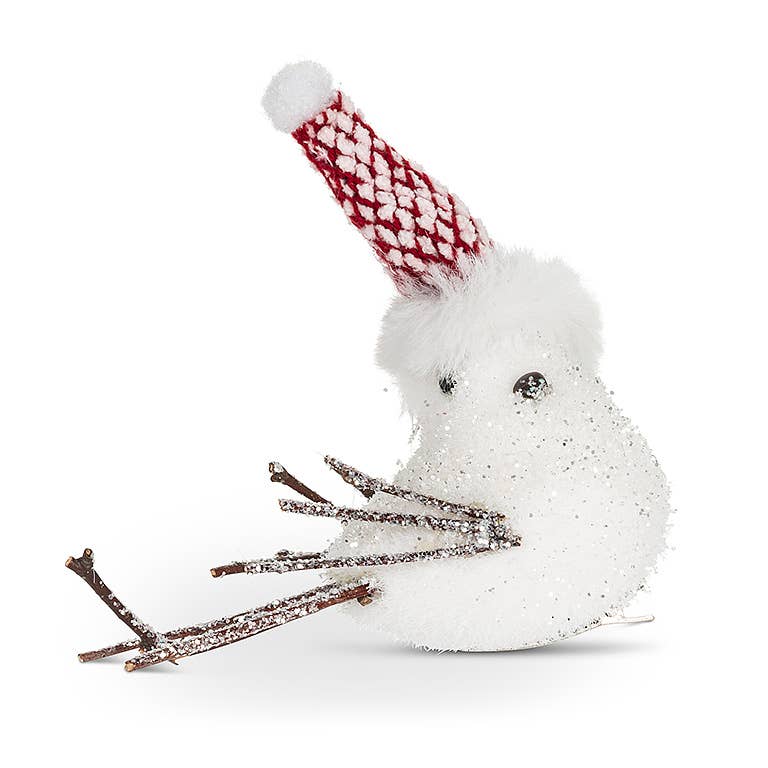 Bird in Hat Clip Ornament