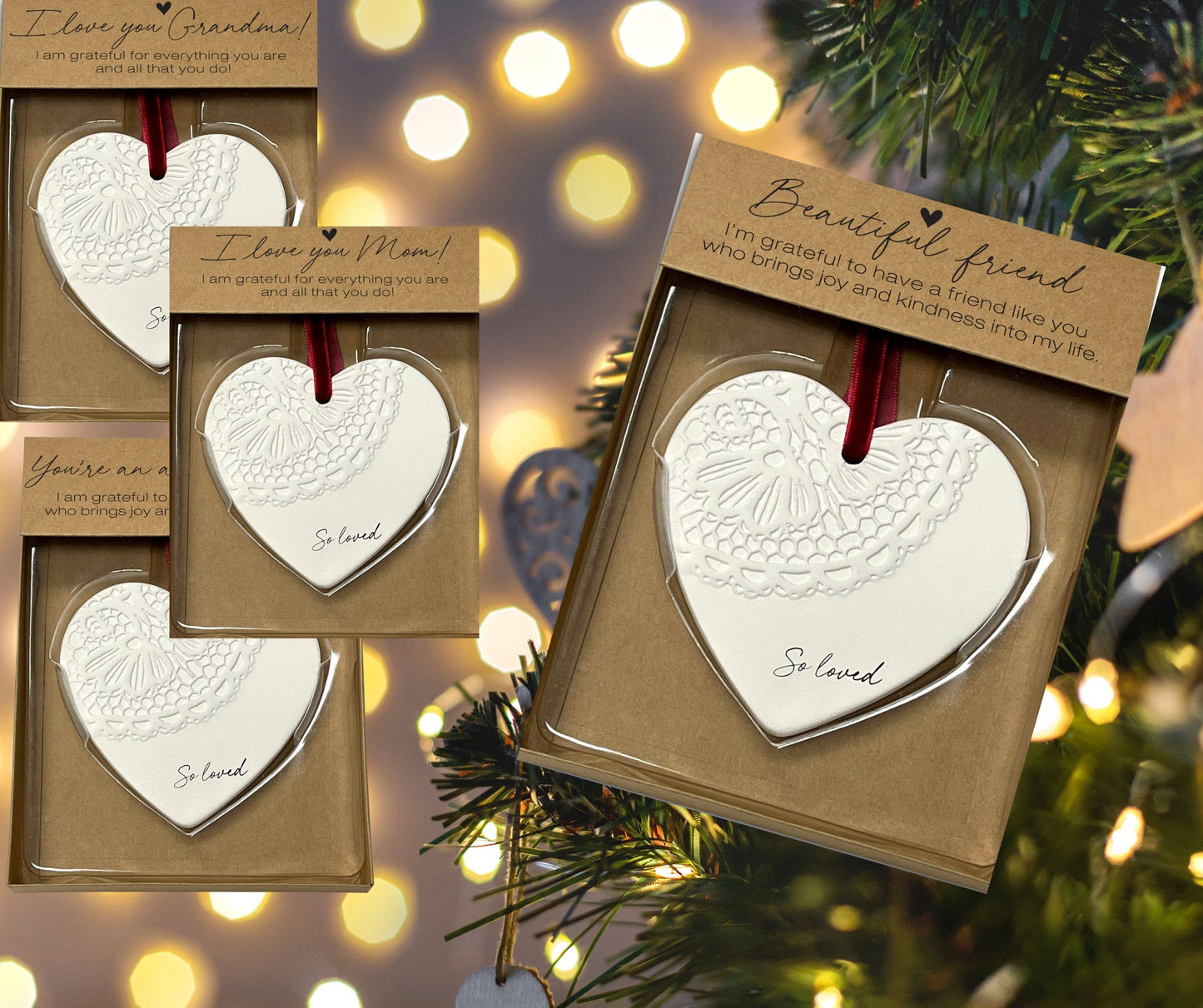 Christmas Ornament - So Loved Friend