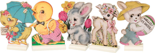 Vintage Easter Stand Ups