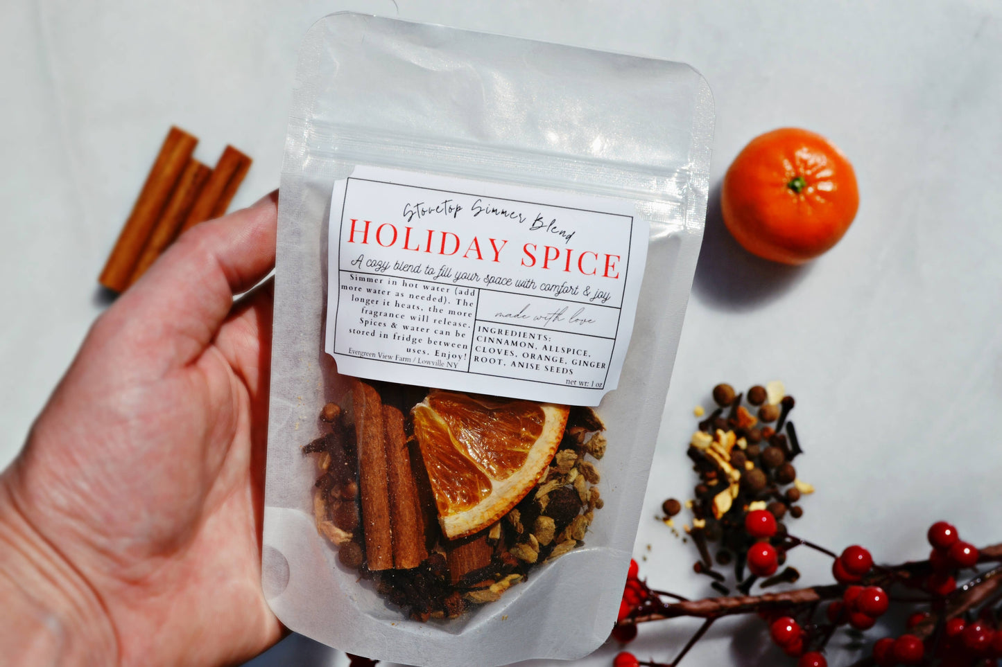 Simmer Stovetop Potpourri Holiday Spice Christmas Blend