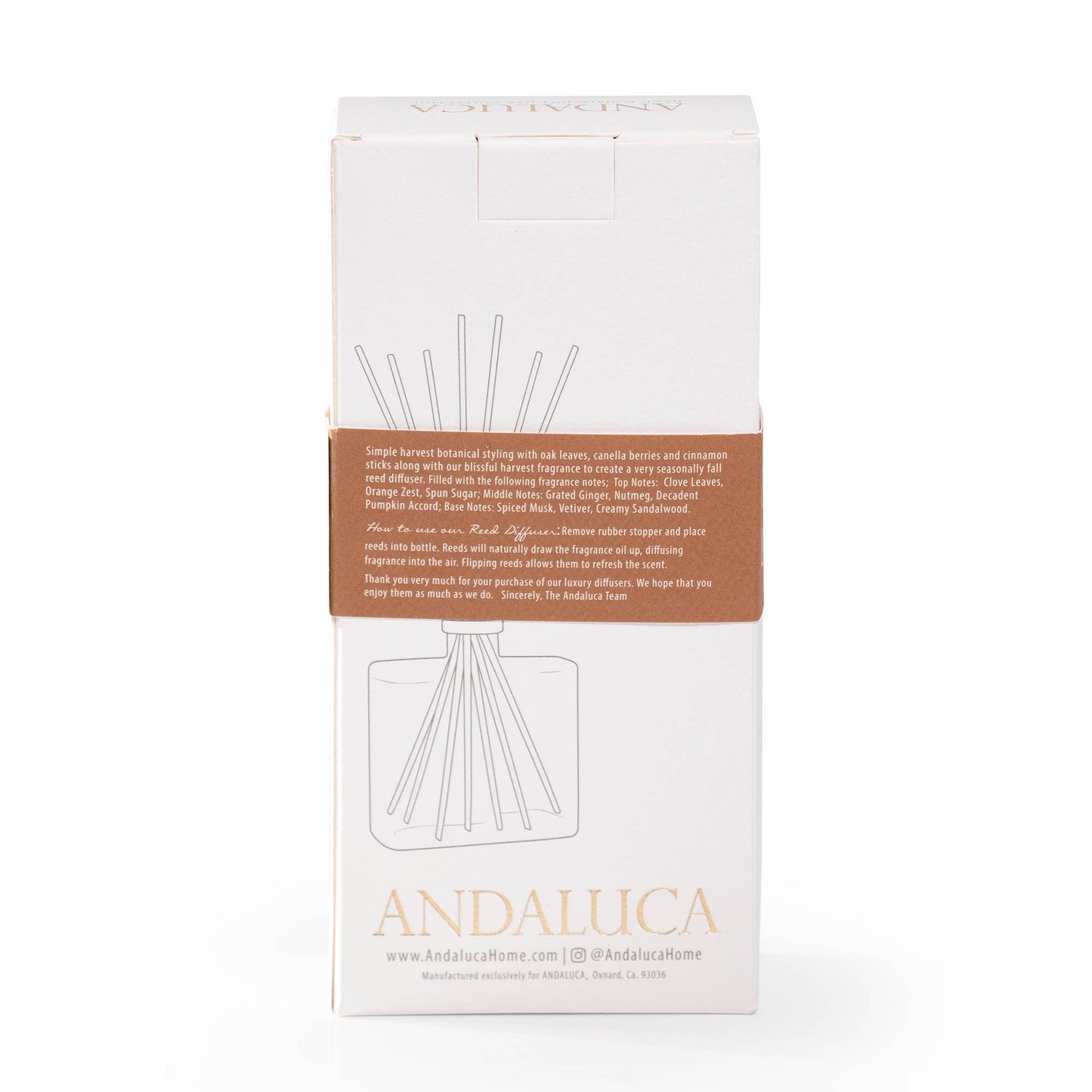 Blissful Harvest Botanical Reed Diffuser - 7.5floz