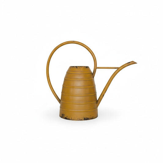 Mustard Beehive Watering Can - 11.5"