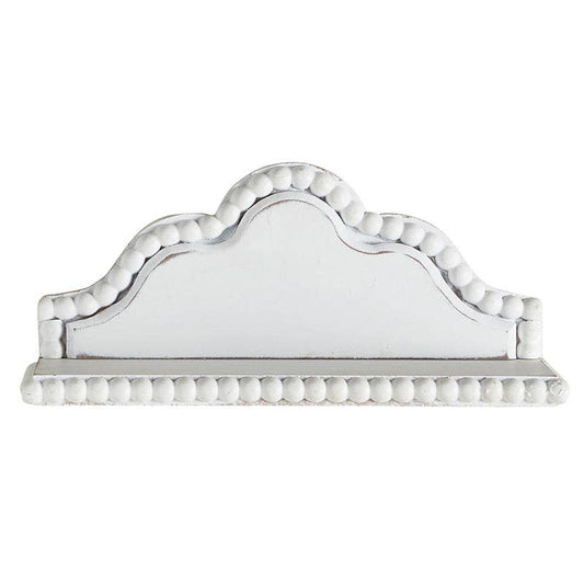 White Wood Shelf - 12"X5"