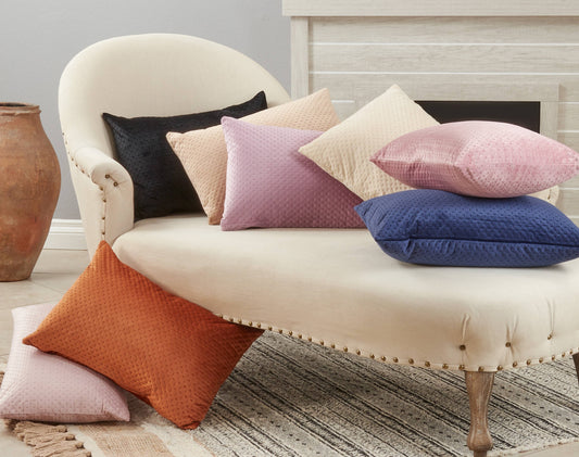 Pinsonic Velvet Pillow - 14”x20”