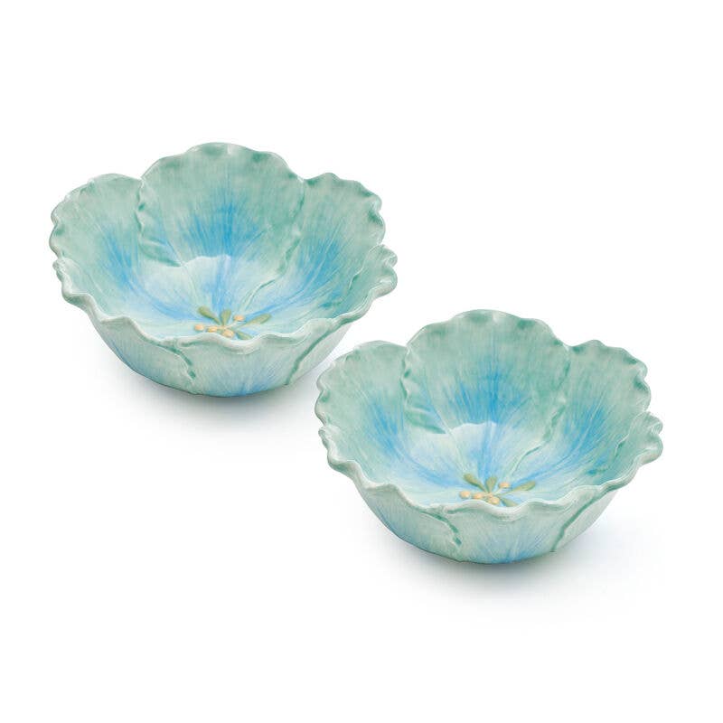 Meadow Tulip Bowl - Blue